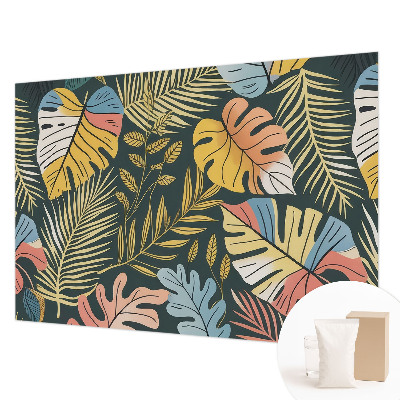 Mural de pared con estampado hermoso con motivo «Energía tropical»