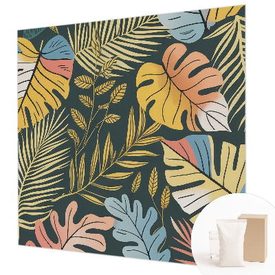 Mural de pared con estampado hermoso con motivo «Energía tropical»