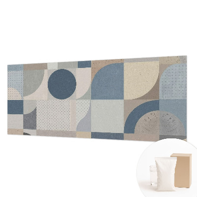Papel mural con patrón decorativo con motivo de mosaico geométrico