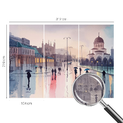Fotomural decorativo para cabecero de cama con el diseño 