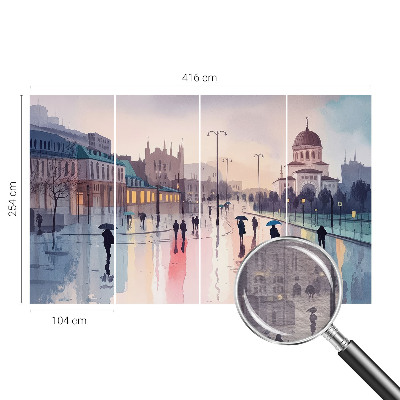 Fotomural decorativo para cabecero de cama con el diseño 