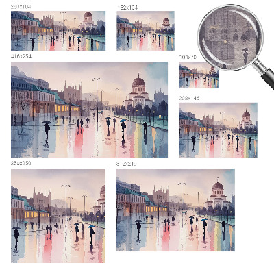 Fotomural decorativo para cabecero de cama con el diseño 