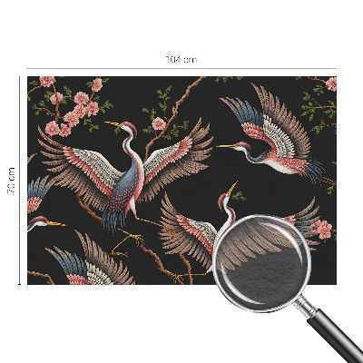 Papel mural texturado decorativo con estampado floral