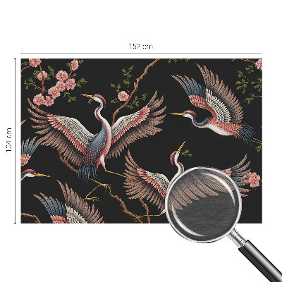 Papel mural texturado decorativo con estampado floral