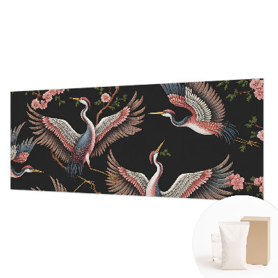 Papel mural texturado decorativo con estampado floral