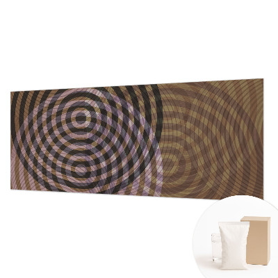 Papel mural con patrón decorativo con círculos hipnotizantes