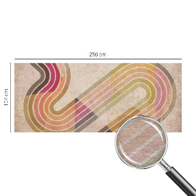 Fotomural decorativo para cabecero de cama con líneas geométricas