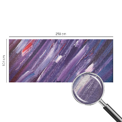 Mural de pared con estampado hermoso con trazos coloridos