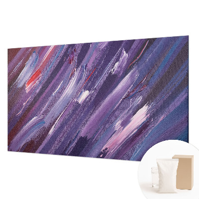 Mural de pared con estampado hermoso con trazos coloridos