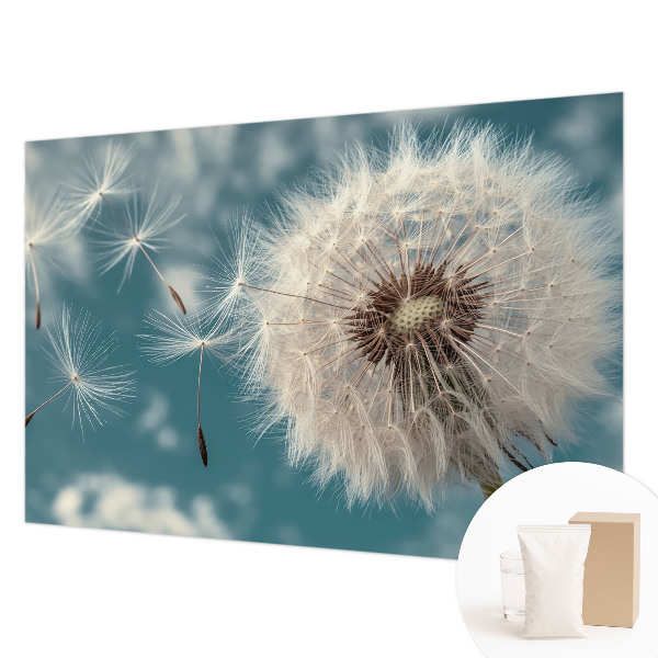 Fotomural decorativo para cabecero de cama con una ligera sensación etérea