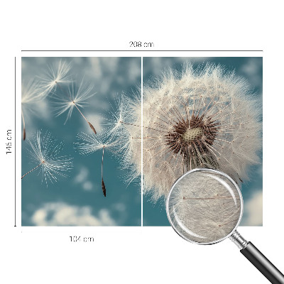 Fotomural decorativo para cabecero de cama con una ligera sensación etérea