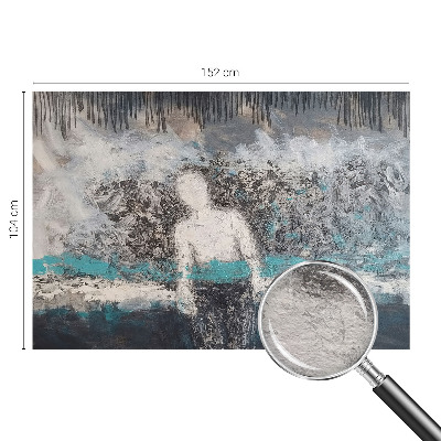 Papel mural texturado decorativo con diseño 'Mundo misterioso'