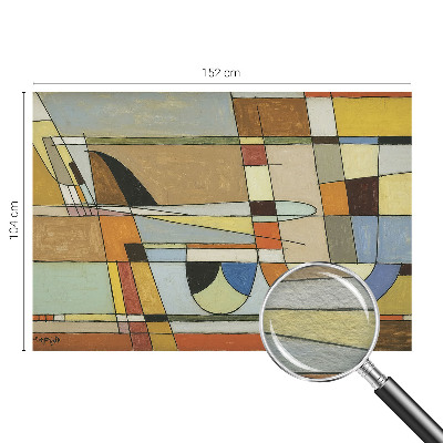 Papel mural con patrón decorativo con motivo de armonía geométrica