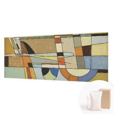 Papel mural con patrón decorativo con motivo de armonía geométrica