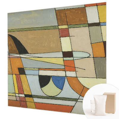 Papel mural con patrón decorativo con motivo de armonía geométrica