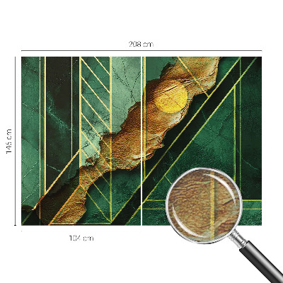Papel mural texturado decorativo con motivo de tensión geométrica