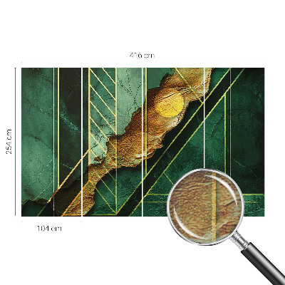 Papel mural texturado decorativo con motivo de tensión geométrica