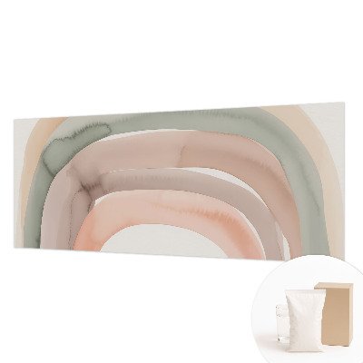 Mural de pared con estampado hermoso con motivos de arcos y arcoíris