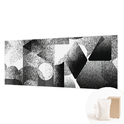 Fotomural decorativo para cabecero de cama con formas geométricas