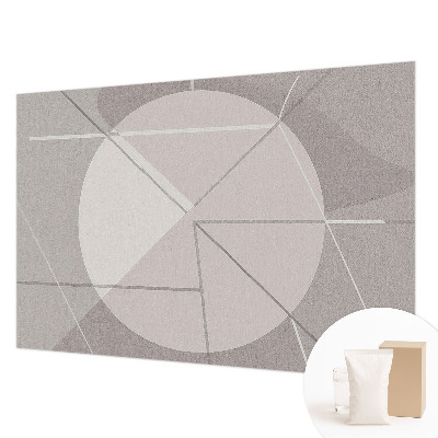 Fotomural decorativo para cabecero de cama con motivo de geometría abstracta