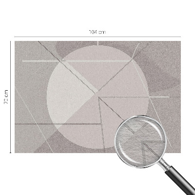 Fotomural decorativo para cabecero de cama con motivo de geometría abstracta