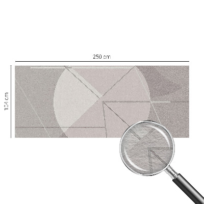 Fotomural decorativo para cabecero de cama con motivo de geometría abstracta