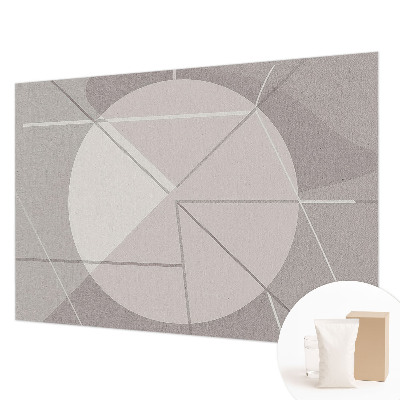 Fotomural decorativo para cabecero de cama con motivo de geometría abstracta