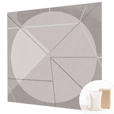 Fotomural decorativo para cabecero de cama con motivo de geometría abstracta