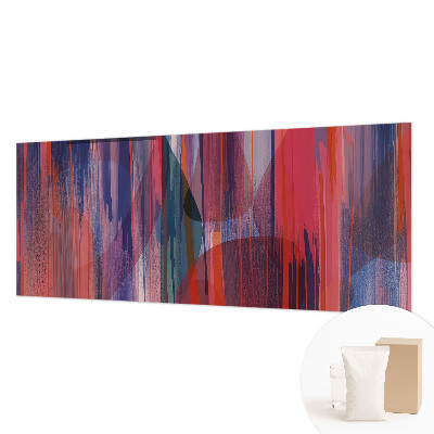 Papel mural texturado decorativo con diseño de rayas arcoíris