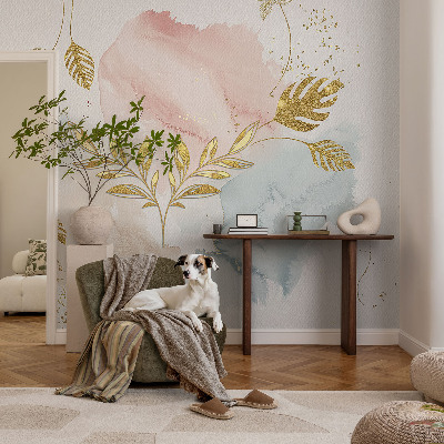 Fotomural decorativo para cabecero de cama con diseño Encanto botánico
