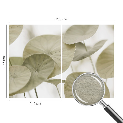 Papel mural con patrón decorativo con diseño de elegancia natural para decoración de paredes