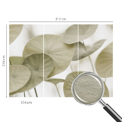 Papel mural con patrón decorativo con diseño de elegancia natural para decoración de paredes