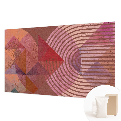 Papel mural con patrón decorativo con formas abstractas