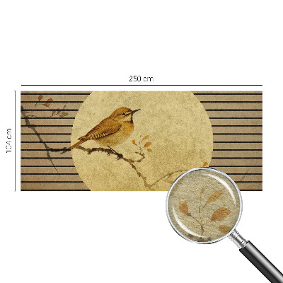 Fotomural decorativo para cabecero de cama con diseño de pájaro de la armonía