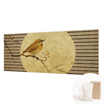 Fotomural decorativo para cabecero de cama con diseño de pájaro de la armonía