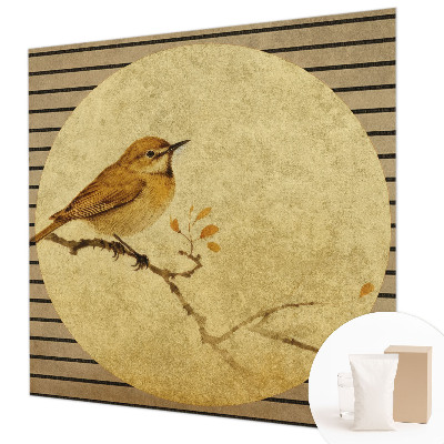 Fotomural decorativo para cabecero de cama con diseño de pájaro de la armonía