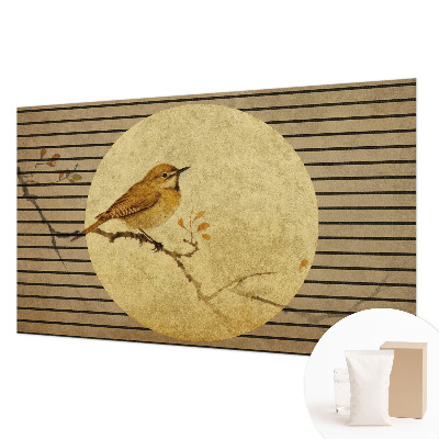 Fotomural decorativo para cabecero de cama con diseño de pájaro de la armonía