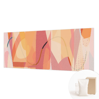 Mural decorativo con una abstracción colorida