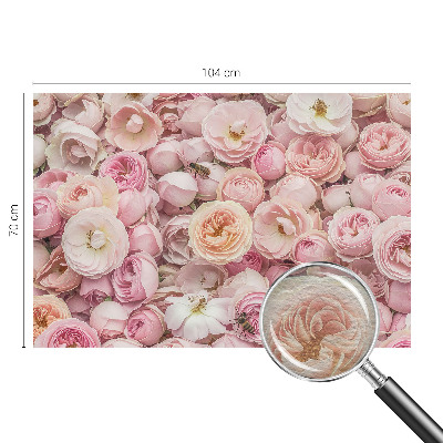 Papel mural con patrón decorativo con diseño de flores decorativas