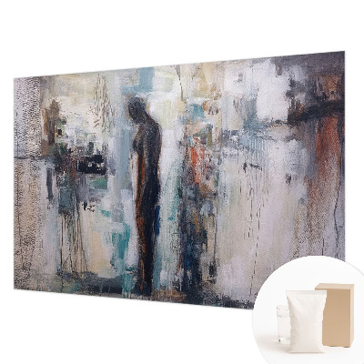 Fotomural decorativo para cabecero de cama con diseño de figura misteriosa