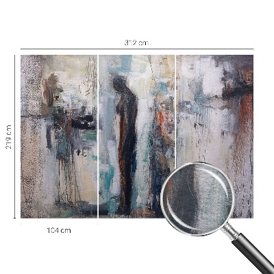 Fotomural decorativo para cabecero de cama con diseño de figura misteriosa