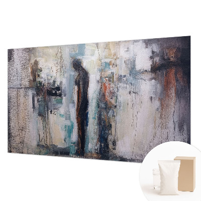 Fotomural decorativo para cabecero de cama con diseño de figura misteriosa