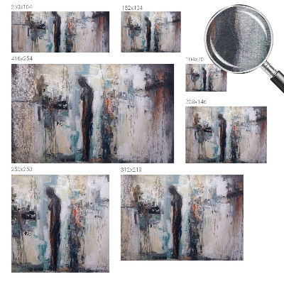 Fotomural decorativo para cabecero de cama con diseño de figura misteriosa