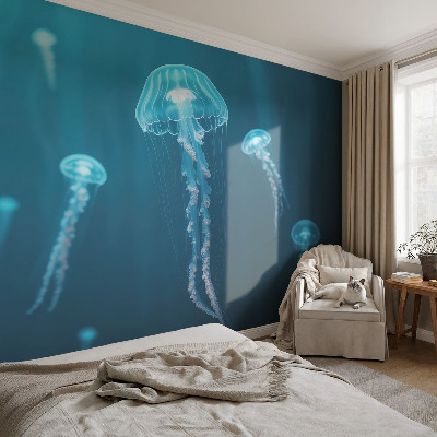 Papel mural con patrón decorativo con motivo de elegancia marítima