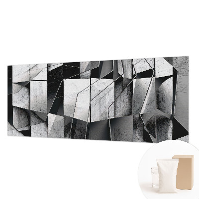Mural de pared con estampado hermoso con motivo de abstracción geométrica