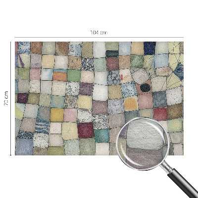Fotomural decorativo para cabecero de cama con mosaico colorido