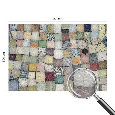 Fotomural decorativo para cabecero de cama con mosaico colorido