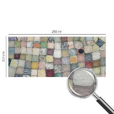 Fotomural decorativo para cabecero de cama con mosaico colorido