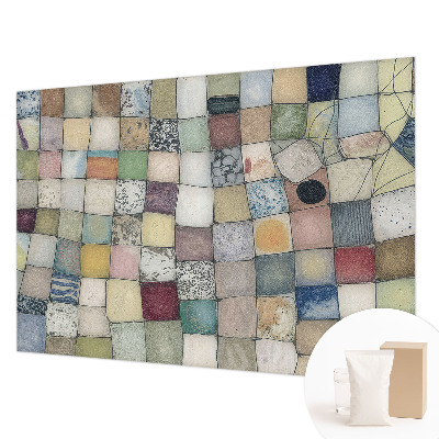 Fotomural decorativo para cabecero de cama con mosaico colorido
