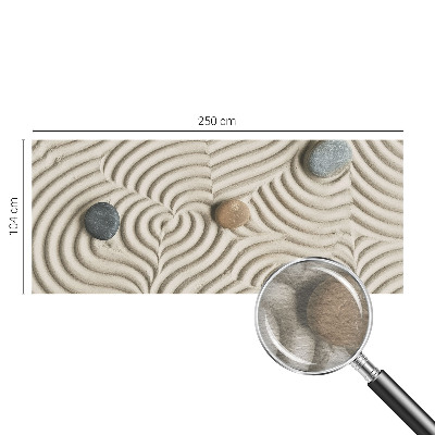 Papel mural texturado decorativo con diseño de ondas armoniosas